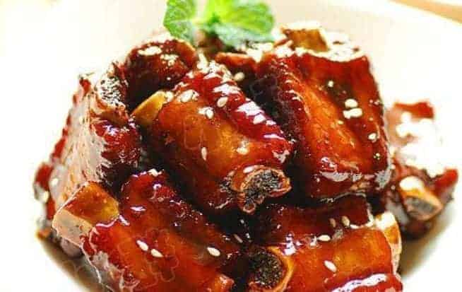 Sweet and Sour Spare Ribs (Lazy)