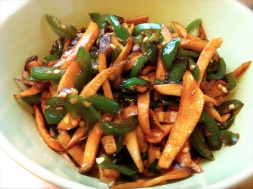 Stir-fried Pepper and Abalone Mushrooms Recipe