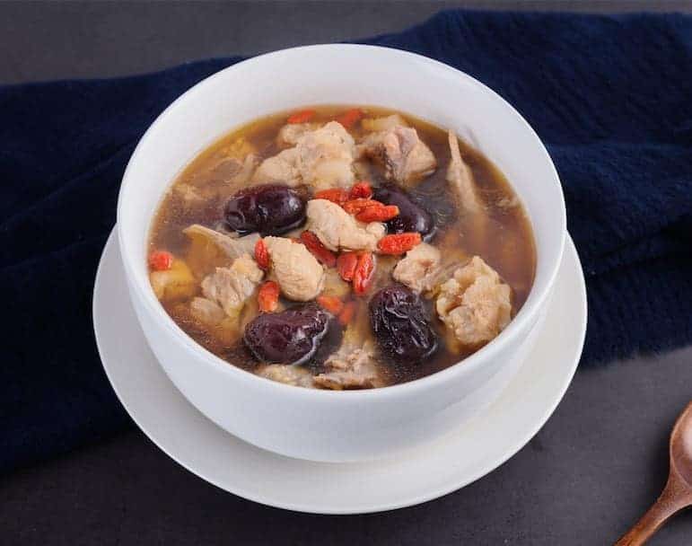 Chinese Black Chicken Soup with Goji Soup Recipe
