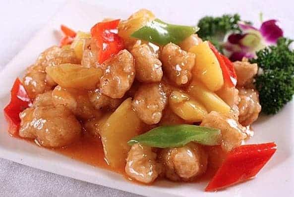 Chinese Fried Pineapple and Diced Chicken Recipe 1