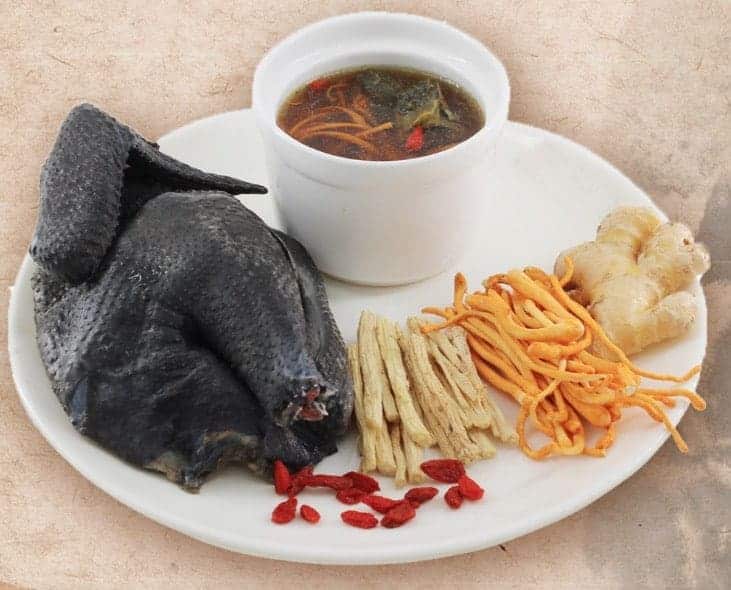 Chinese Medicative Black Chicken Soup Recipe