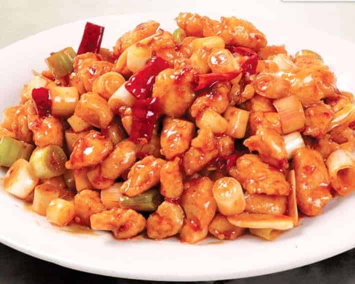 Kung Pao Chicken With Mushroom and Winter Bamboo