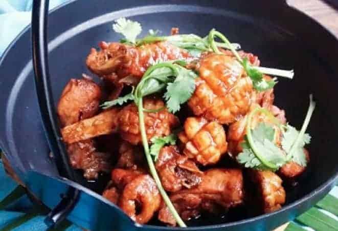 Abalone and Chicken with Hoisin Sauce Hot Pot Base