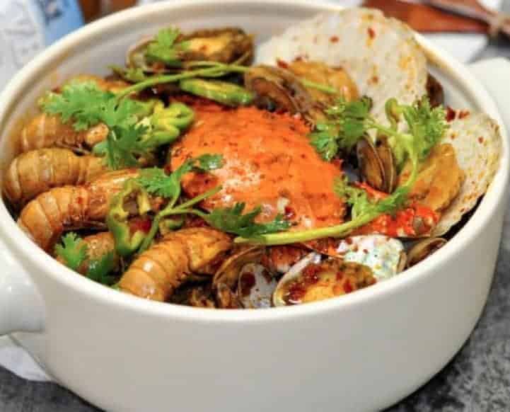 Abalone Flavour Stewed Assorted Seafood  Recipe