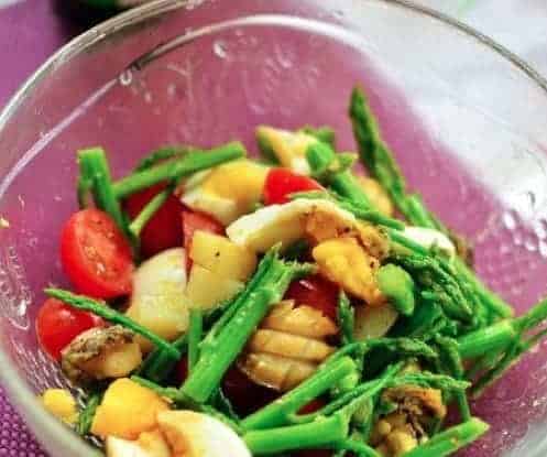 Assorted Vegetable and Abalone Salad Recipe