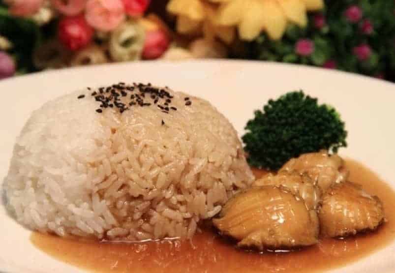 Chinese Simmered Abalone With Rice