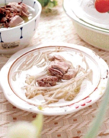 Bean Sprout Pork Ribs Soup Recipe