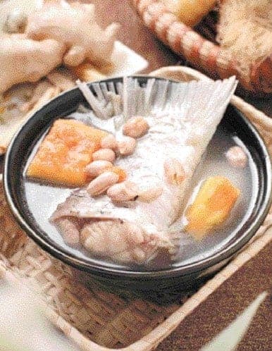 Pawpaw and Peanut Fish Tail Soup Recipe