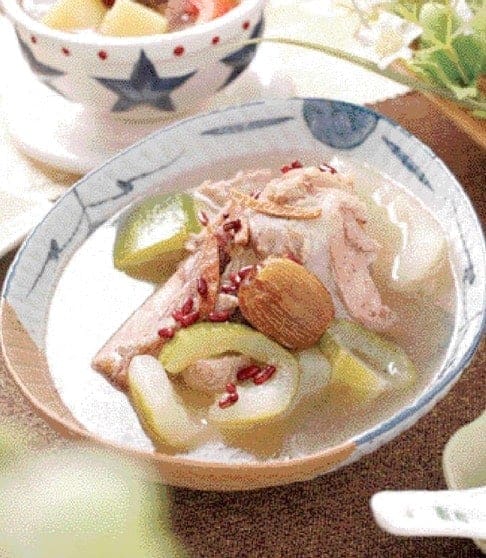 Cucumber Pork Bone Soup Recipe