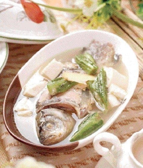 Straw Mushroom and Tofu Fish Soup Recipe
